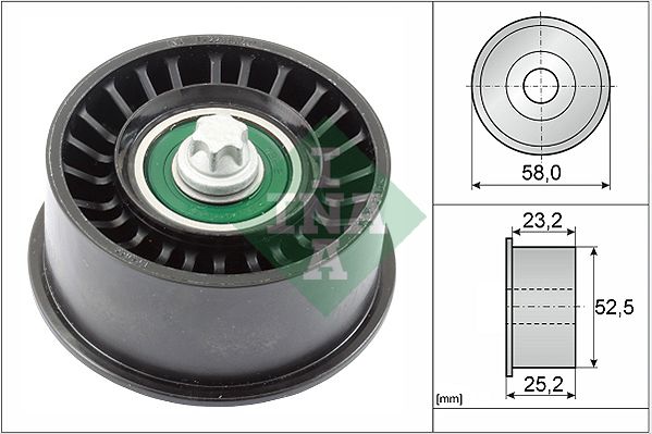 WILMINK GROUP Паразитный / Ведущий ролик, зубчатый ремень WG1253017